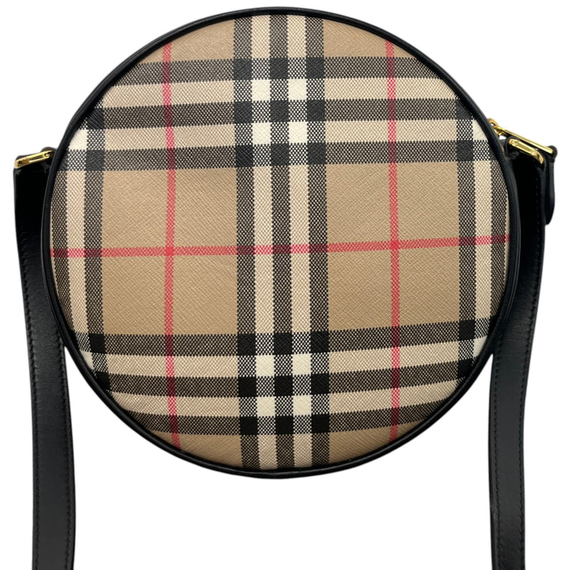 Women's Check Louise Crossbody Bag Black