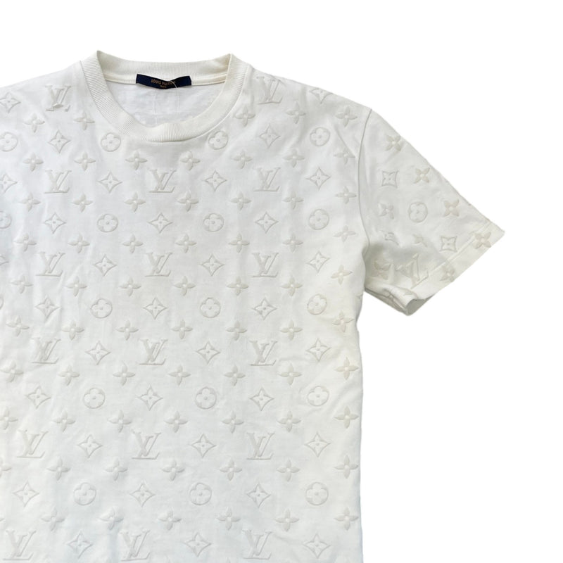 Men's All Over Monogram T-Shirt White Size M