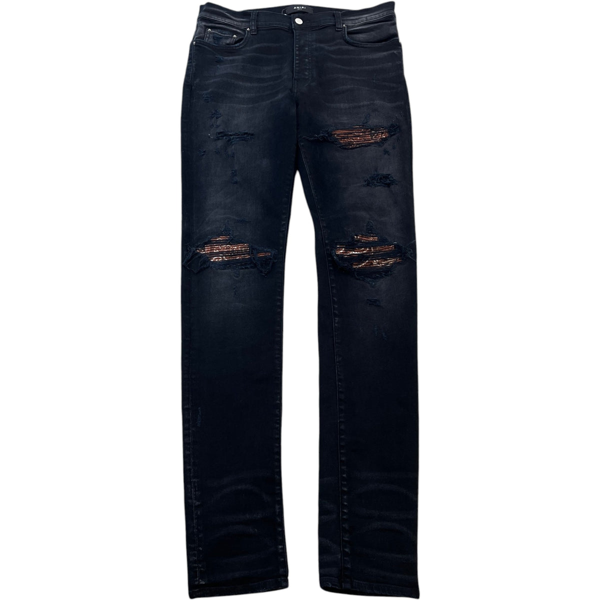 Men's MX1 Distressed Jeans Black Size XL / W36 - Photo 1