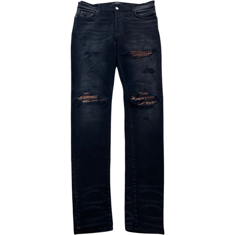 Men's MX1 Distressed Jeans Black Size XL / W36