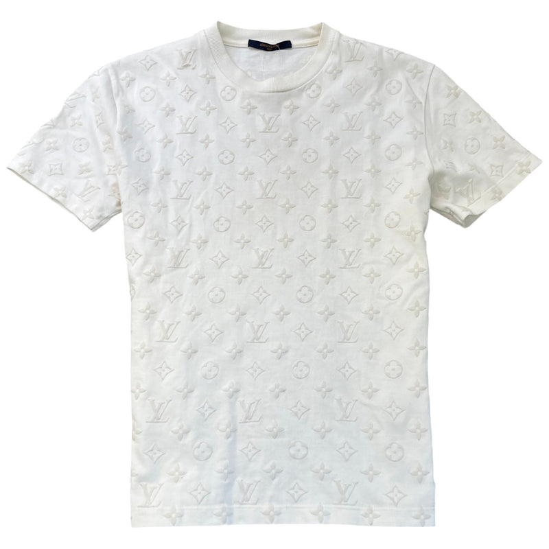 Men's All Over Monogram T-Shirt White Size M