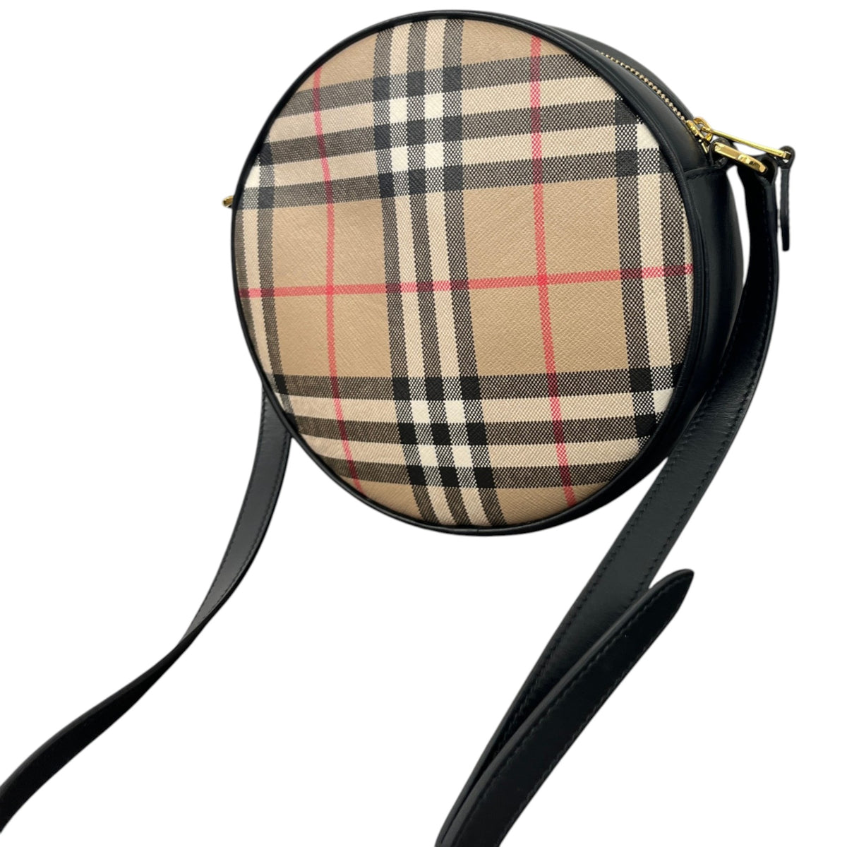 Women's Check Louise Crossbody Bag Black - Photo 9