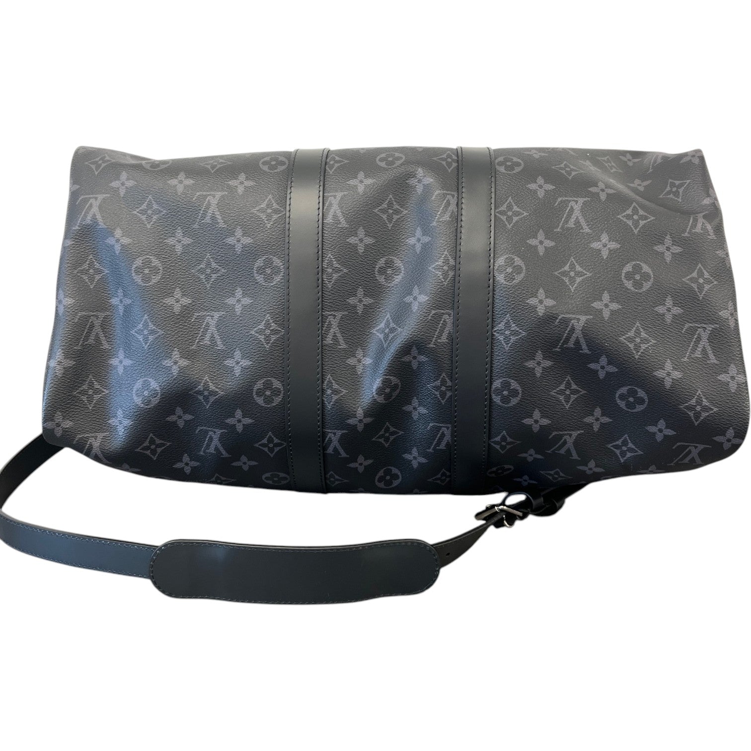 Men's Monogram Eclipse Keepall Bandoulière 45 Bag Charcoal - Photo 8