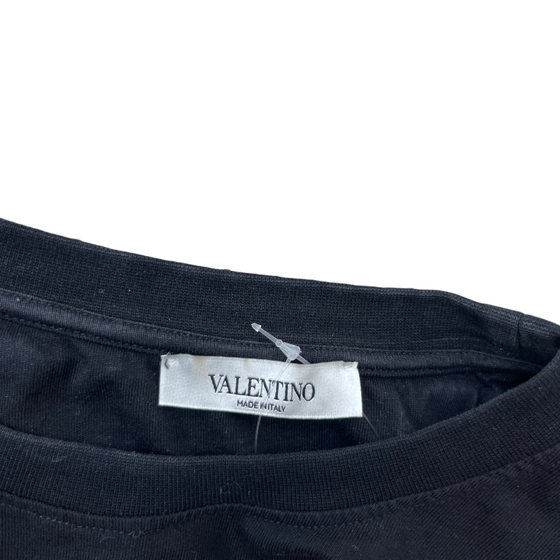 Men's Logo Print T-Shirt Black Size XS