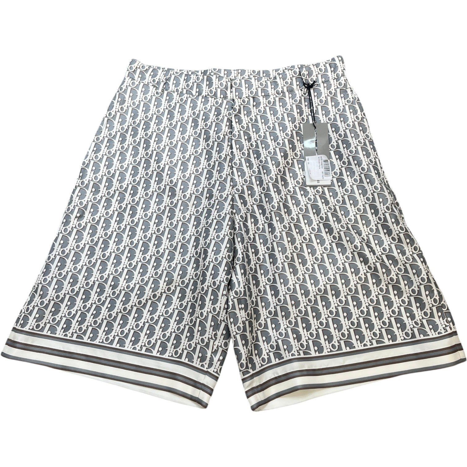 Men's Oblique Bermuda Shorts Grey Size S / W30 - Photo 1