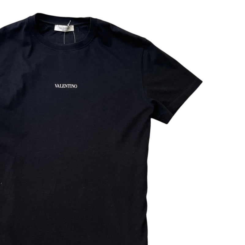 Men's Logo Print T-Shirt Black Size XS