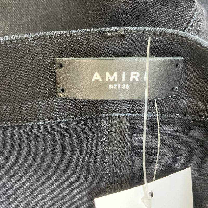 Men's MX1 Distressed Jeans Black Size XL / W36