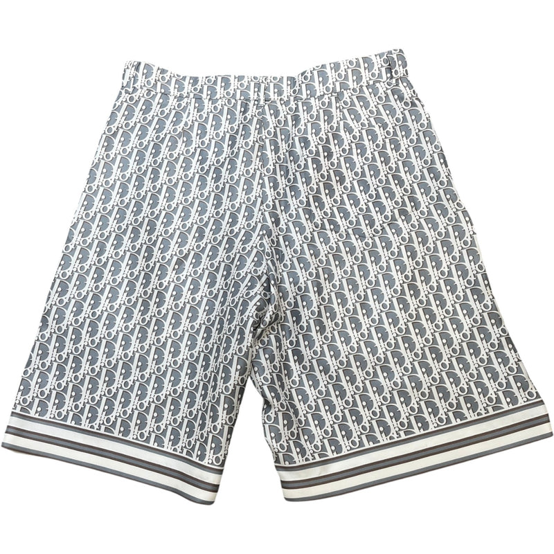 Men's Oblique Bermuda Shorts Grey Size S / W30