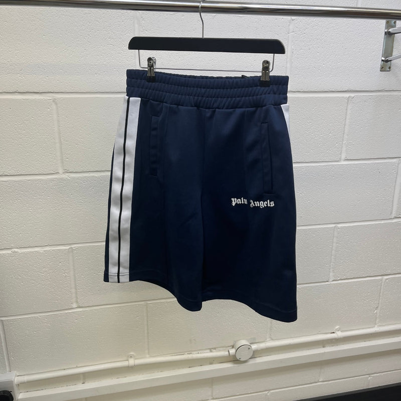 Men's Logo Print Track Shorts Navy Size M / W32