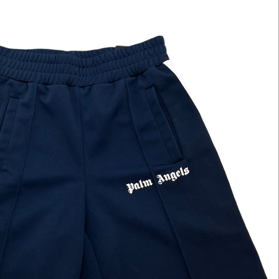Men's Logo Print Track Shorts Navy Size M / W32 - Photo 4
