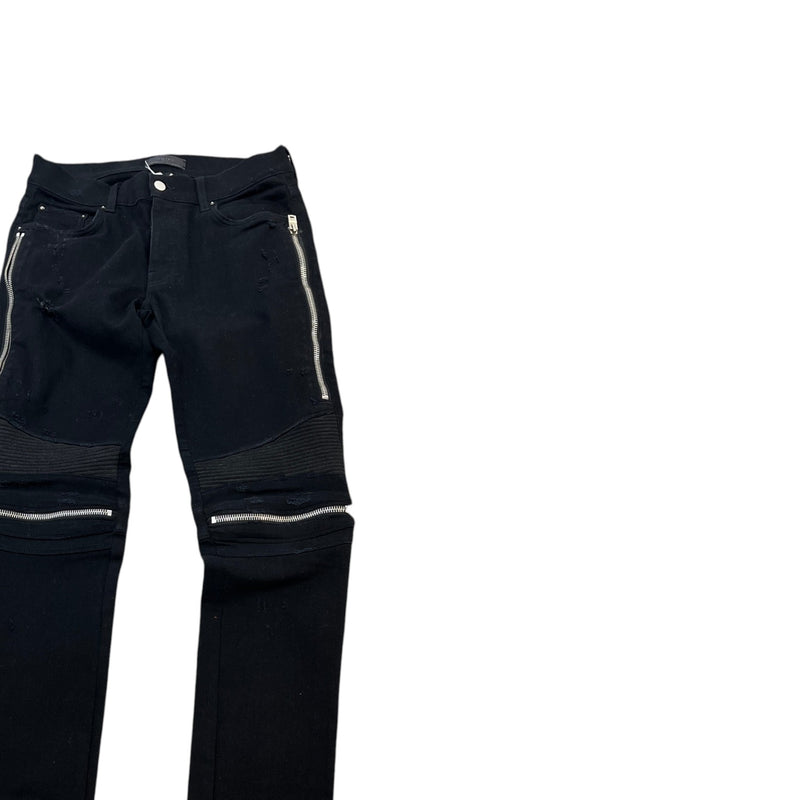 Men's Zip Skinny MX2 Jeans Black Size W33