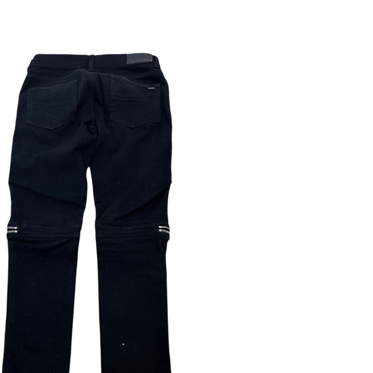 Men's Zip Skinny MX2 Jeans Black Size W33 - Photo 3