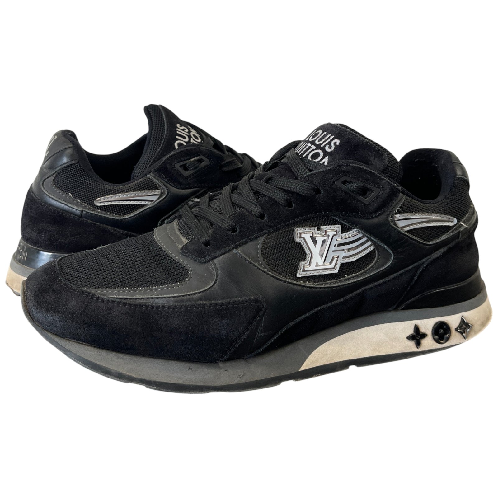 Men's Run Away Low Trainers Black Size EU 41 / UK 7 - Photo 3