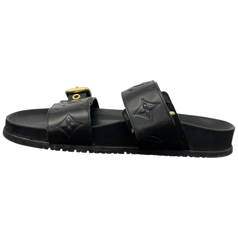 Women's Bom Dia Flat Comfort Mules Sandals Black Size UK 3.5 / EU 36.5