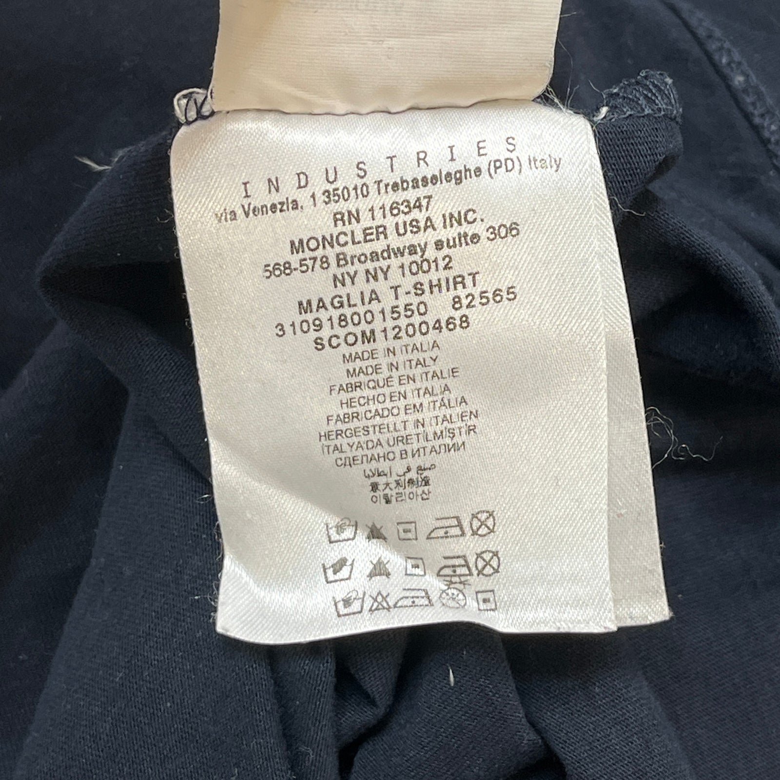 Men's Maglia T-Shirt Navy Size XL - Photo 7