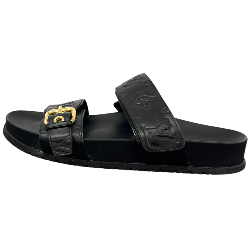 Women's Bom Dia Flat Comfort Mules Sandals Black Size UK 3.5 / EU 36.5