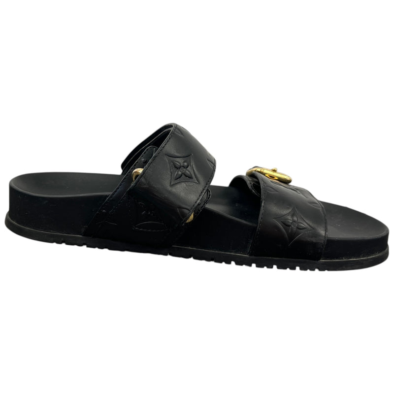 Women's Bom Dia Flat Comfort Mules Sandals Black Size UK 3.5 / EU 36.5