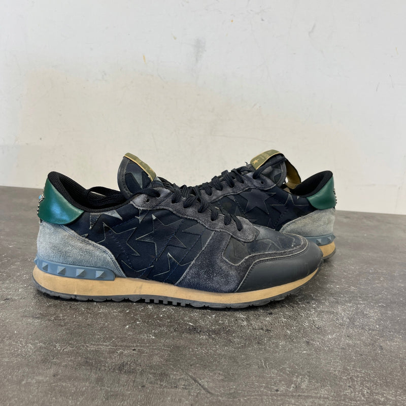 Men's Rock Runner Low Trainers Navy Size UK 11 / EU 45