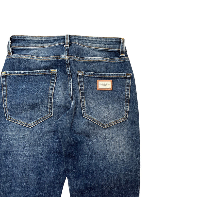 Men's Plague Logo Jeans Blue Size XS / W28