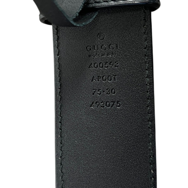 Women's Gg Marmont Belt Black Size 75CM / UK 6