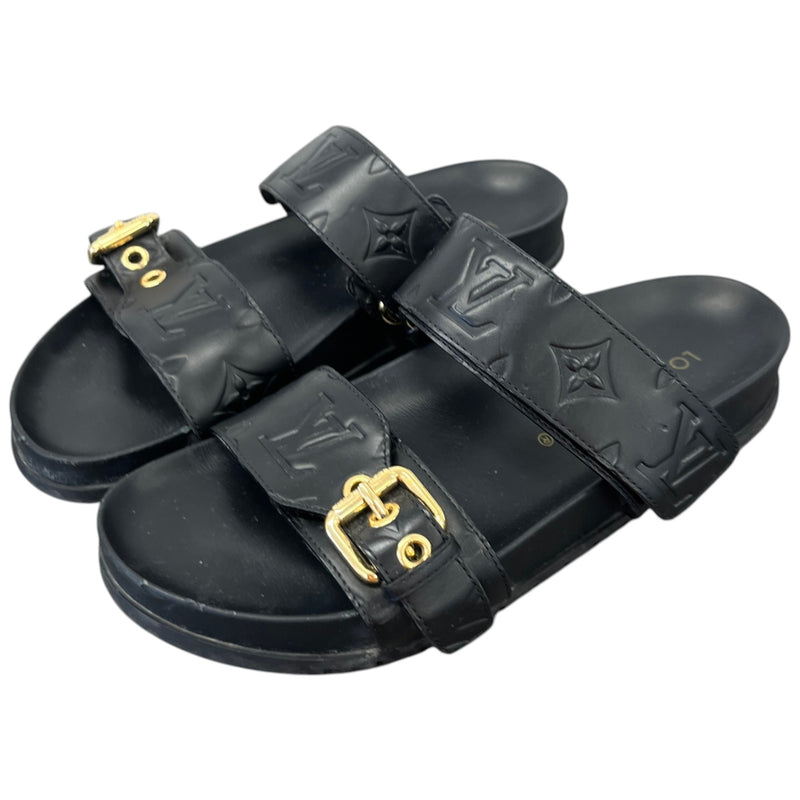 Women's Bom Dia Flat Comfort Mules Sandals Black Size UK 3.5 / EU 36.5