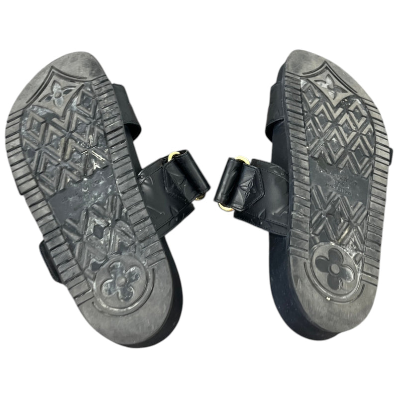 Women's Bom Dia Flat Comfort Mules Sandals Black Size UK 3.5 / EU 36.5