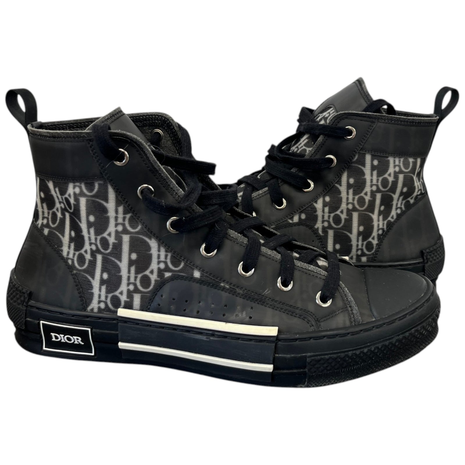 Men's B23 High Trainers Black Size EU 41 / UK 7 - Photo 3