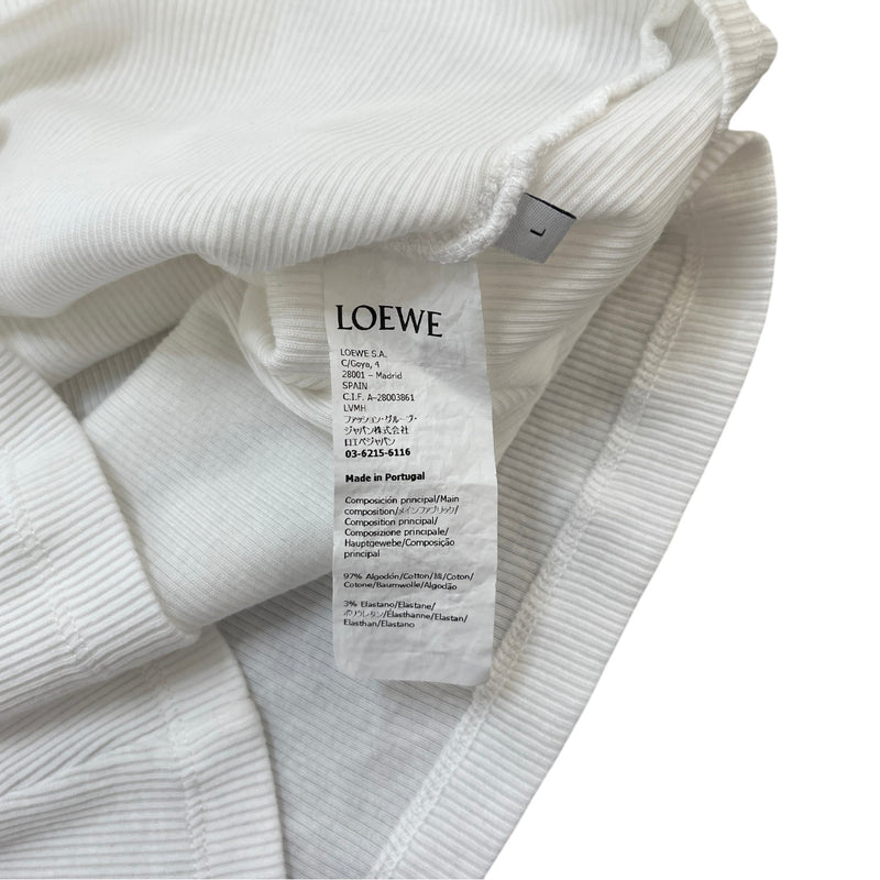 Women's Embroidered Anagram Vest White Size L