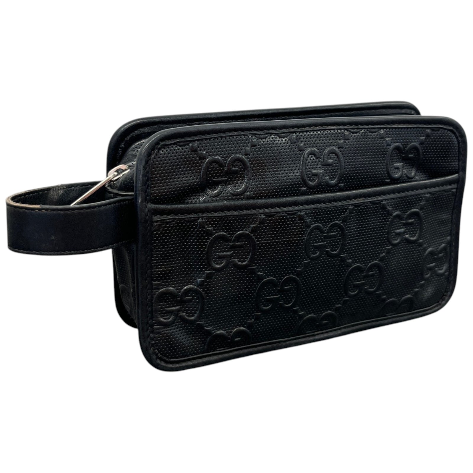 Men's GG Supreme Pouch Black - Photo 3