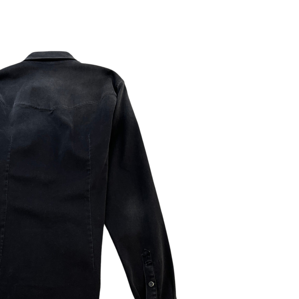 Men's Western Style OverShirt Black Size XXS - Photo 4