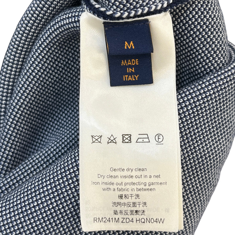 Men's Monogram LV Intarsia Jacket Navy Size M