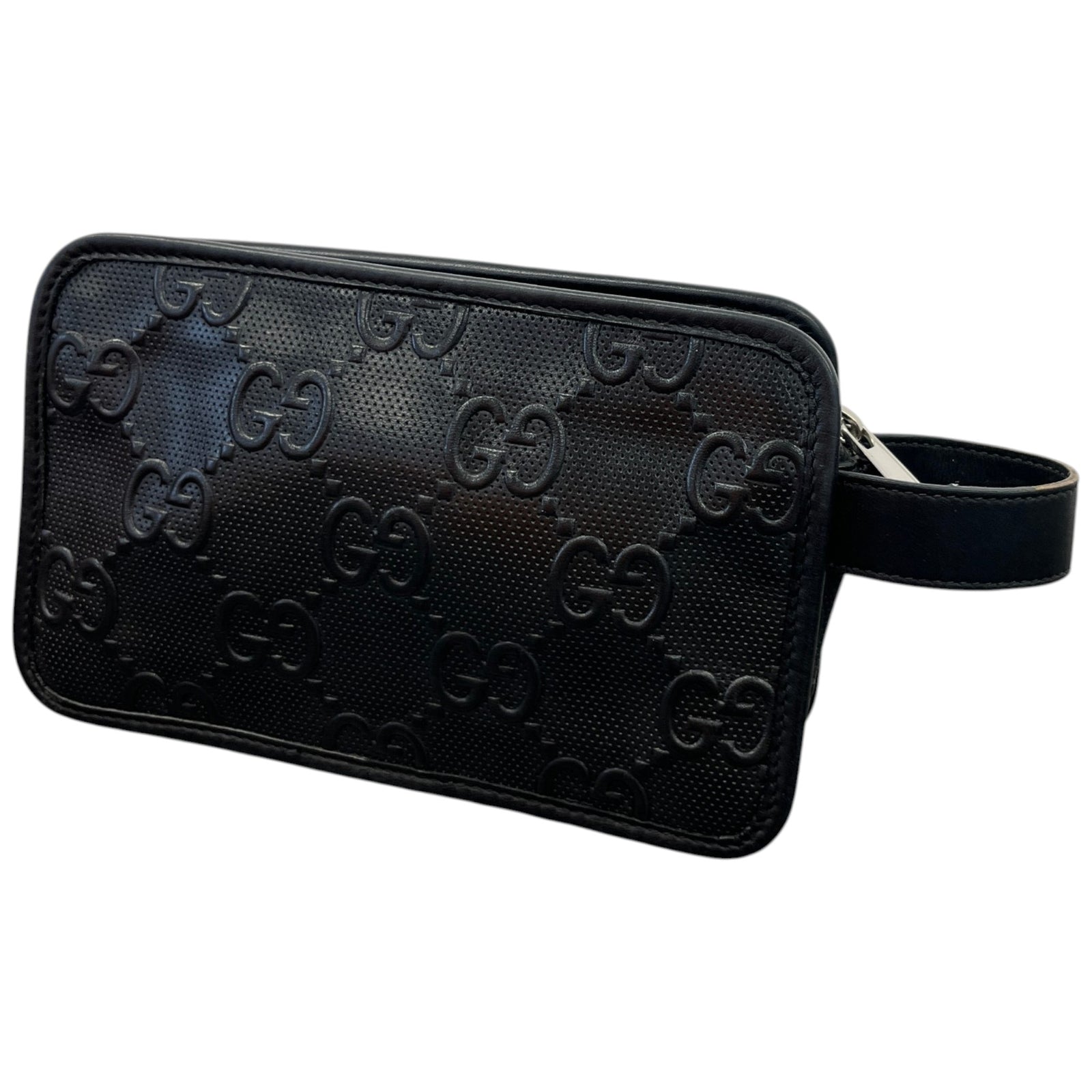 Men's GG Supreme Pouch Black - Photo 8