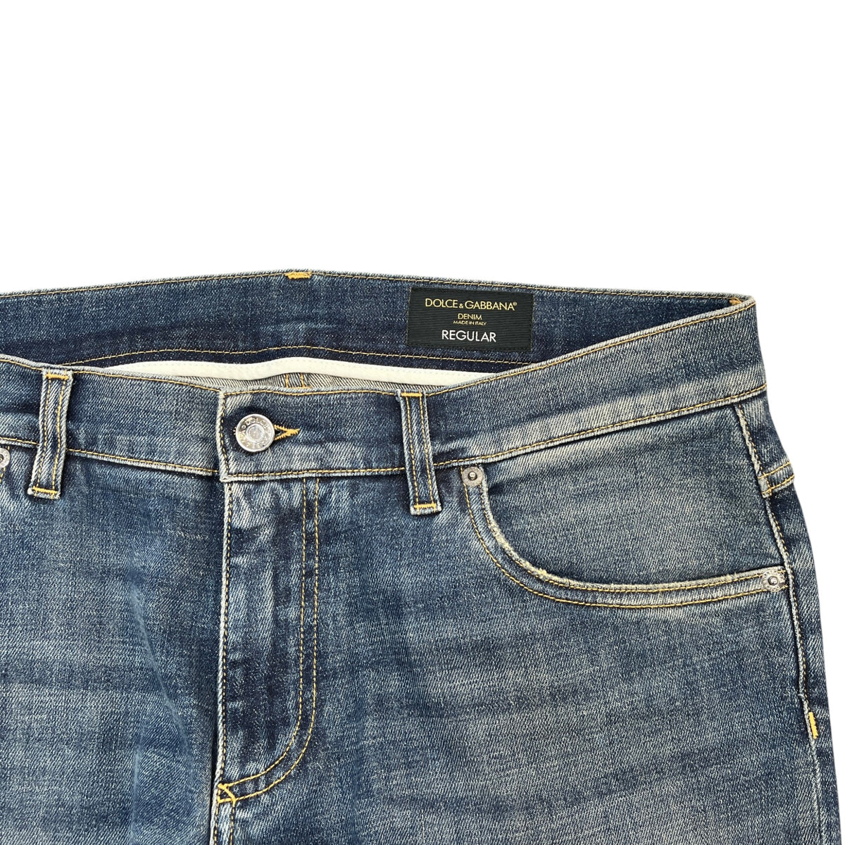 Men's Tab Logo Jeans Blue Size L / W34 - Photo 5