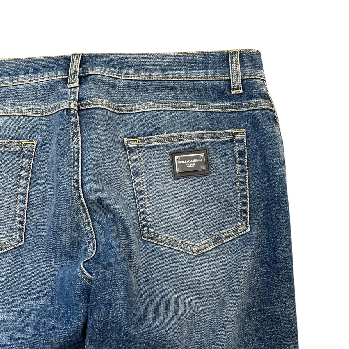 Men's Tab Logo Jeans Blue Size L / W34 - Photo 6