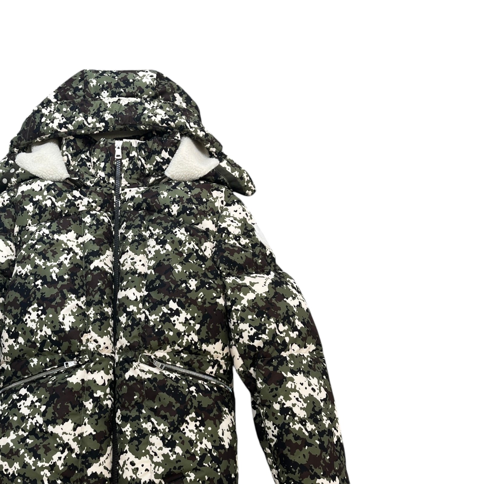 Men's Blanc Down Jacket Khaki Size 3 / L - Photo 3