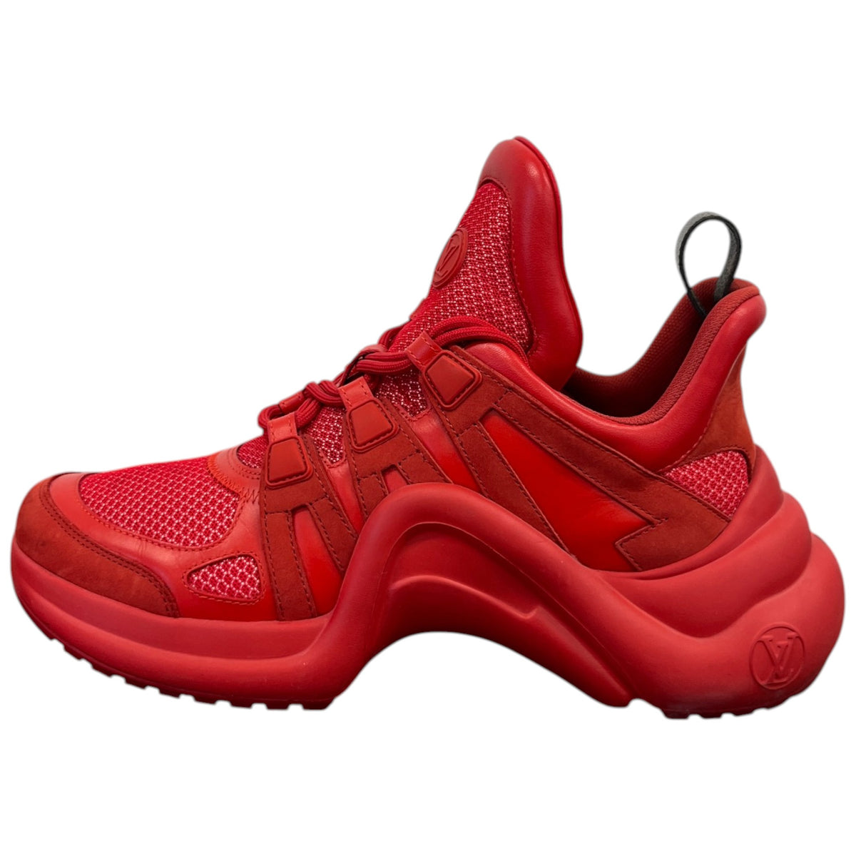 Women's LV Archlight Low Trainers Red Size UK 6 / EU 39 - Photo 5