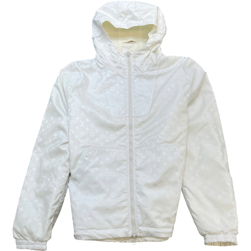 Men's Monogram Reversible Windbreaker White Size XL