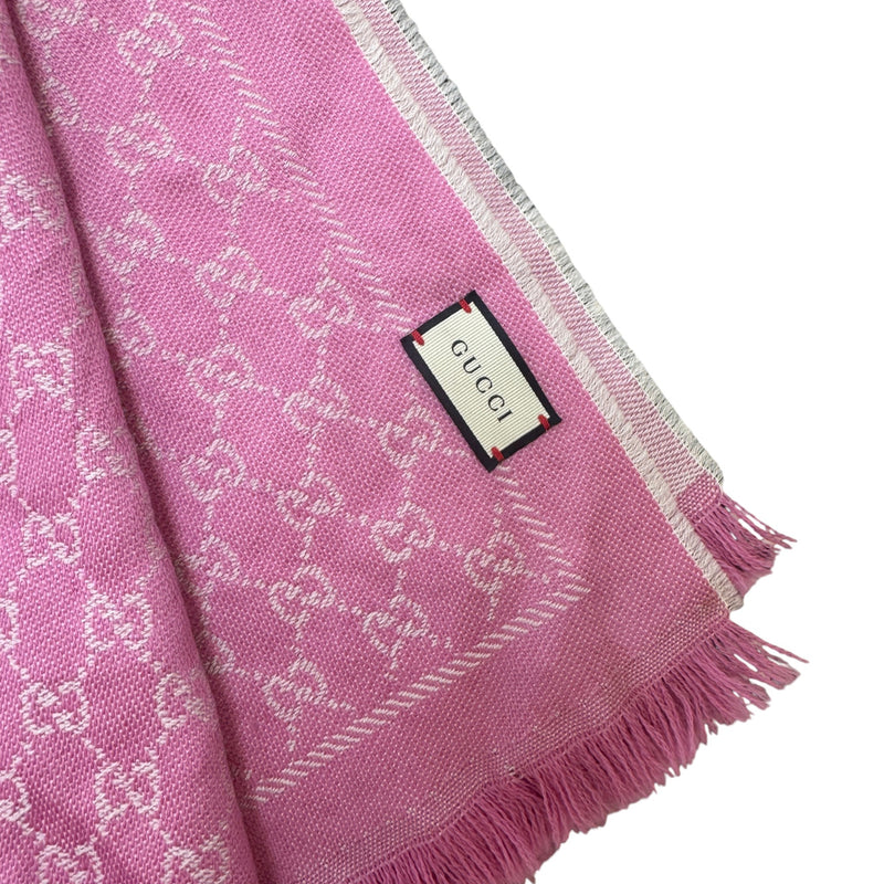 Women's Gg Jaquard Scarf Pink