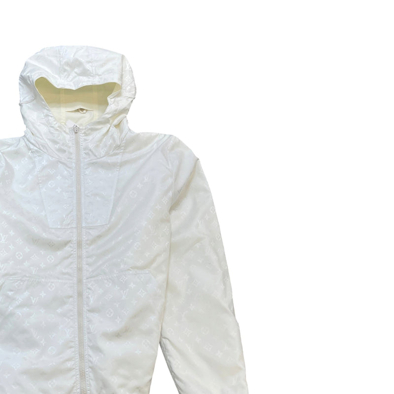 Men's Monogram Reversible Windbreaker White Size XL