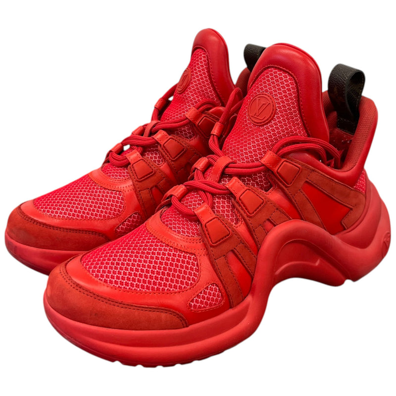 Women's LV Archlight Low Trainers Red Size UK 6 / EU 39