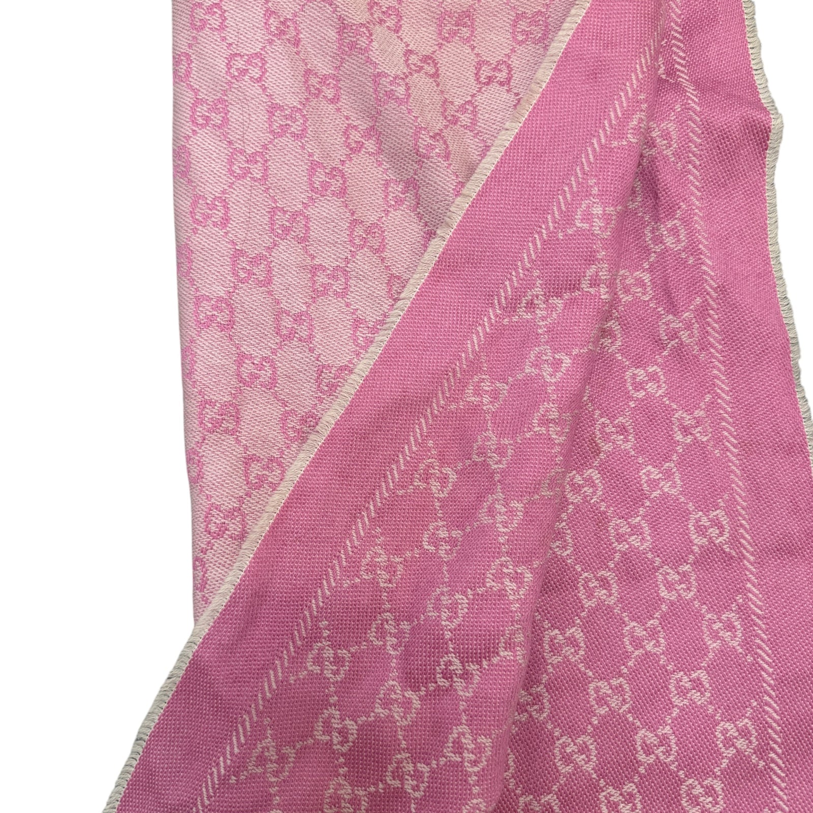 Women's Gg Jaquard Scarf Pink - Photo 11