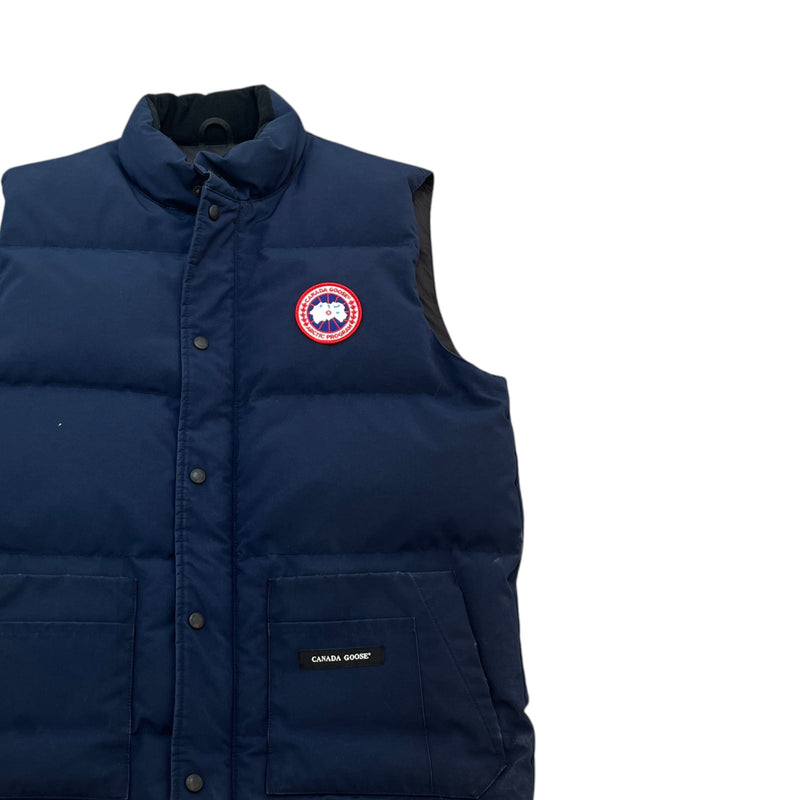 Men's Freestyle Crew Vest Gilet Navy Size L
