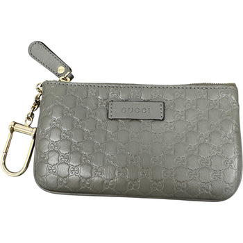 Women's Guccissima Key Pouch Purse Grey