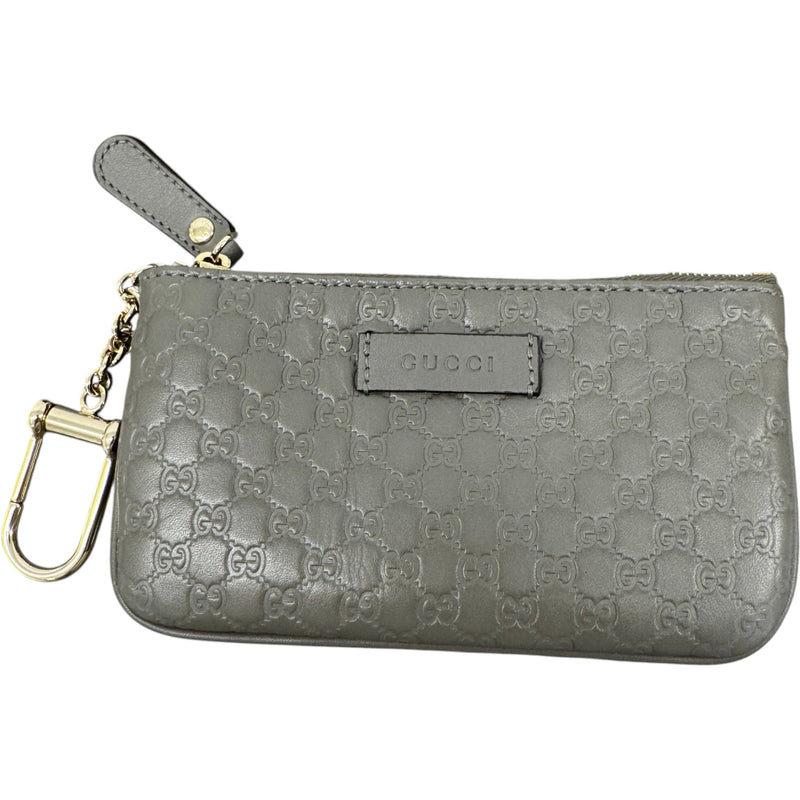 Women's Guccissima Key Pouch Purse Grey