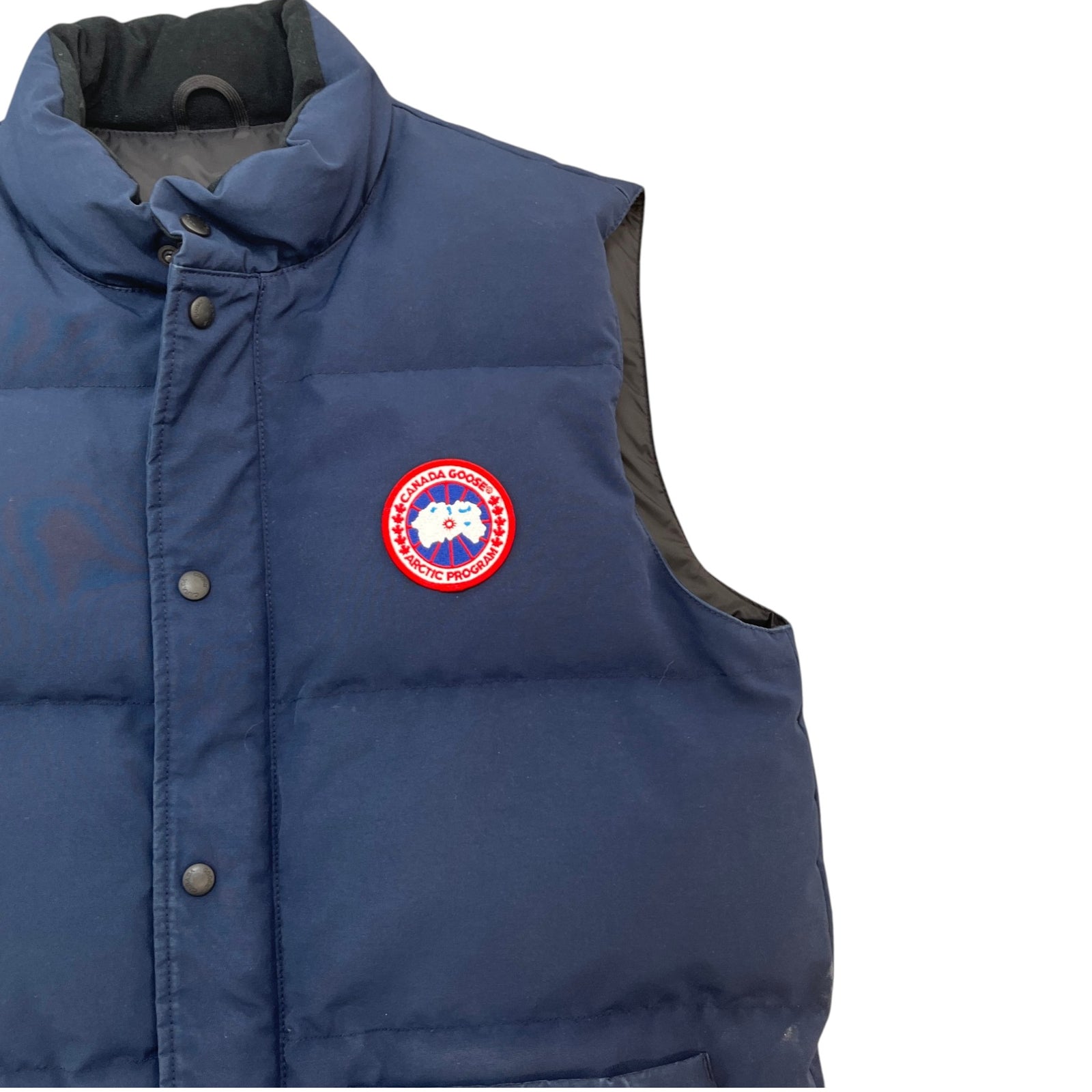 Men's Freestyle Crew Vest Gilet Navy Size L - Photo 6