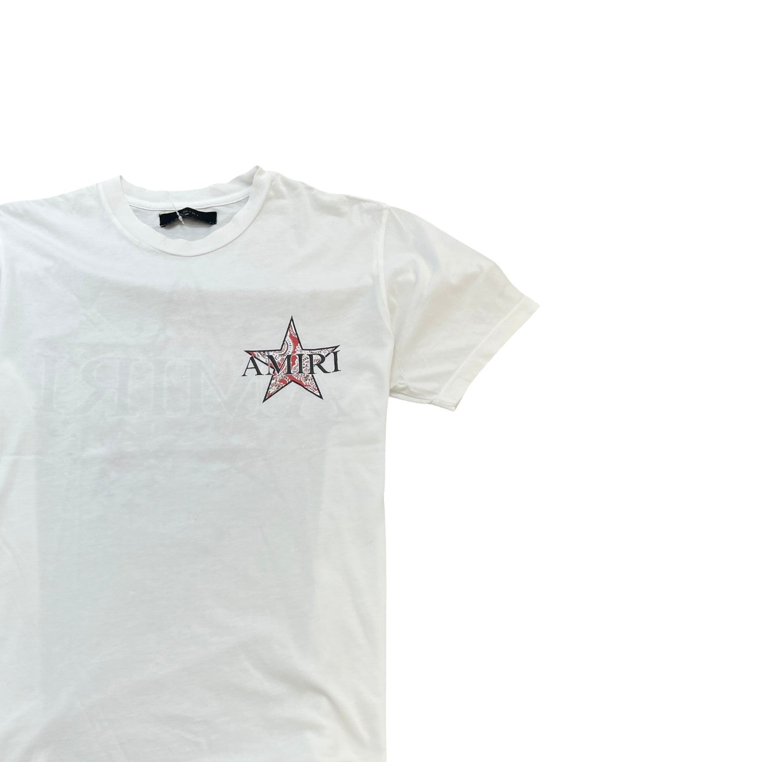 Men's Logo Print T-Shirt White Size S - Photo 3