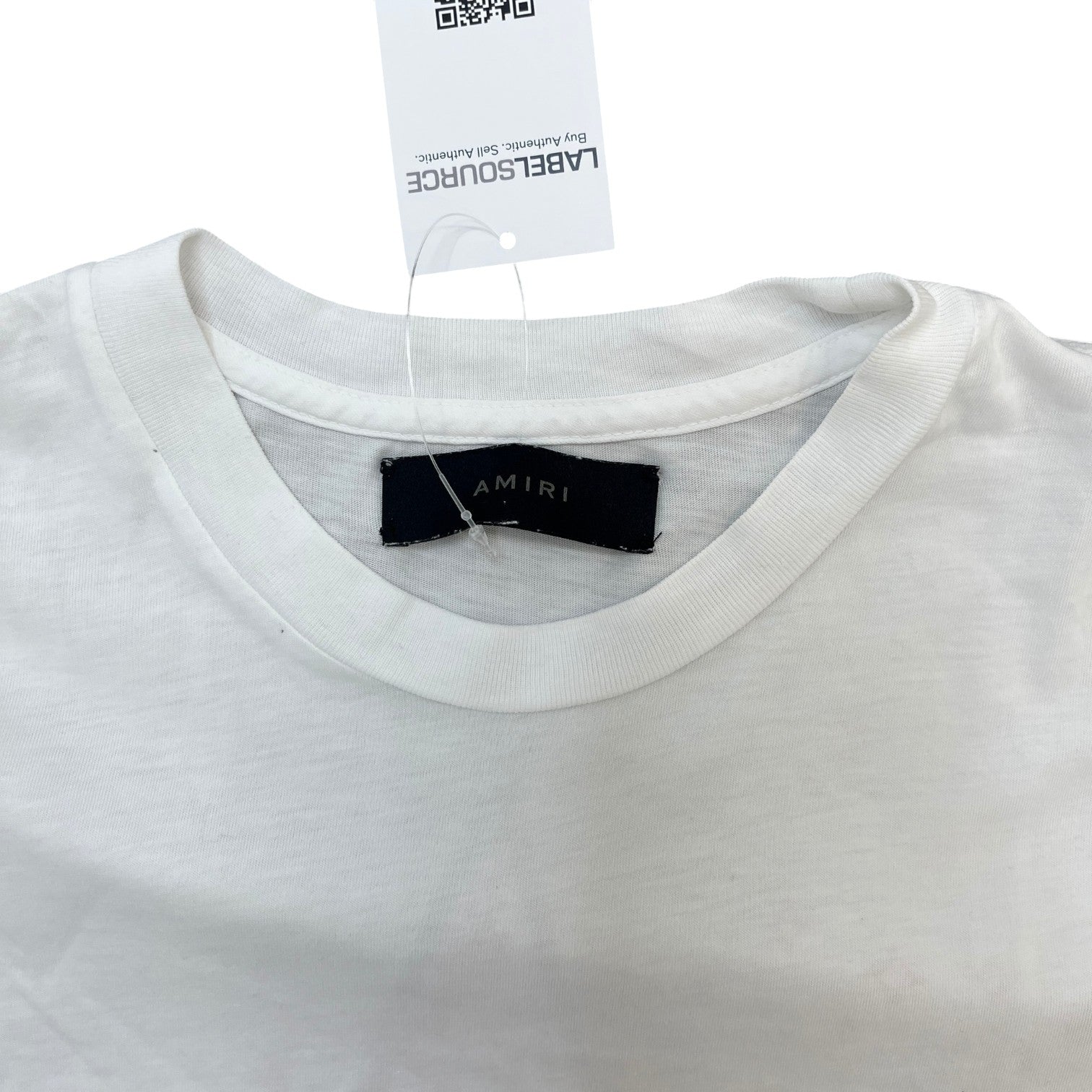 Men's Logo Print T-Shirt White Size S - Photo 5