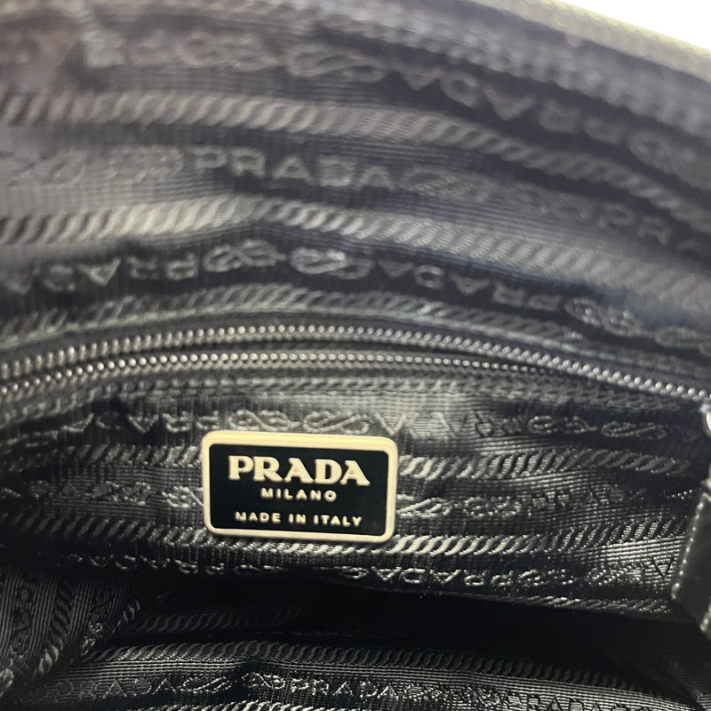Men's Tessuto Nylon Messenger Bag Black