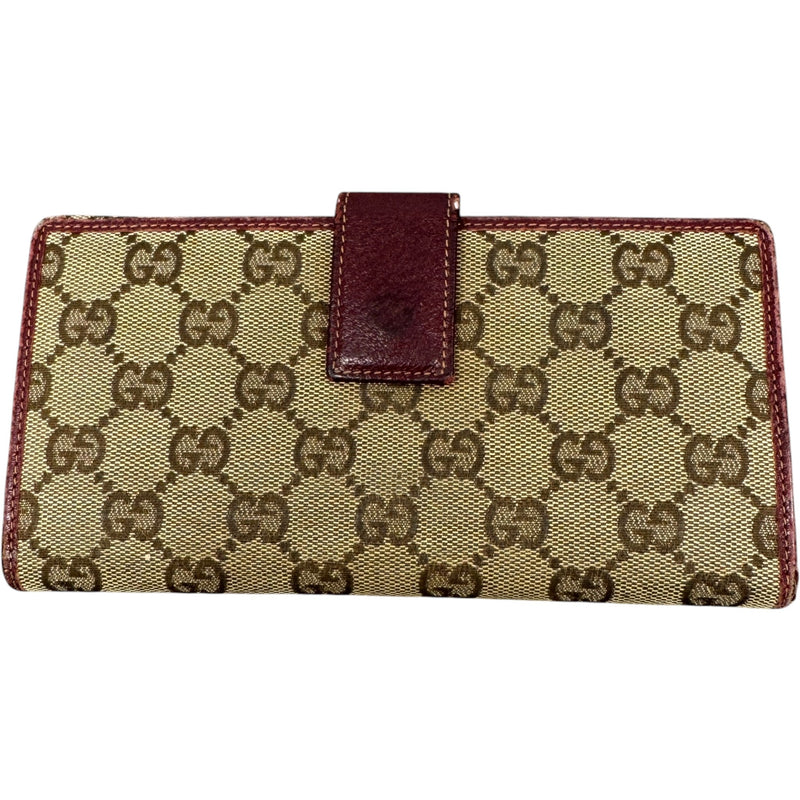 Women's GG Supreme Continental Purse Beige