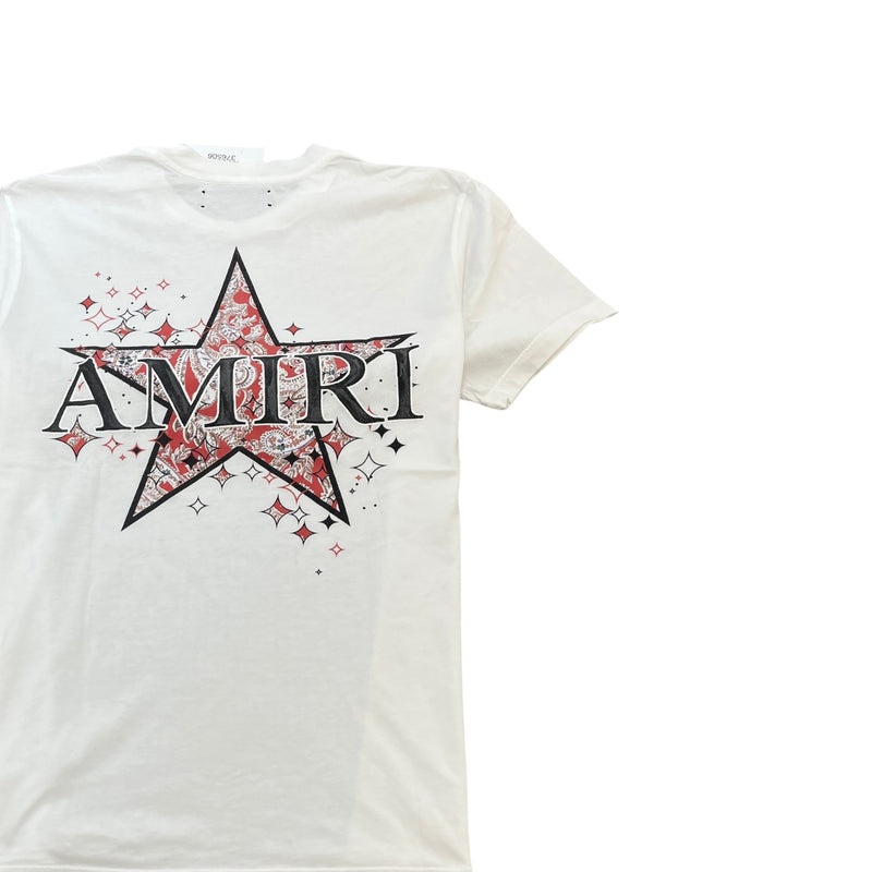 Men's Logo Print T-Shirt White Size S